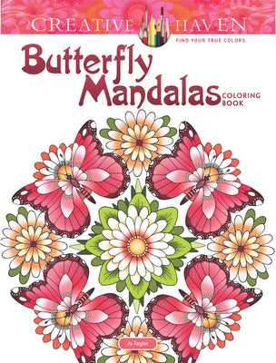 Creative Haven Butterfly Mandalas Coloring Book