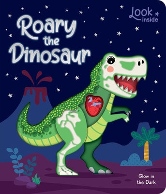 Look Inside: Roary the Dinosaur: Board Book with Cut-Outs and Glow in the Dark!