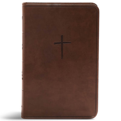 KJV Compact Bible, Value Edition, Brown Leathertouch