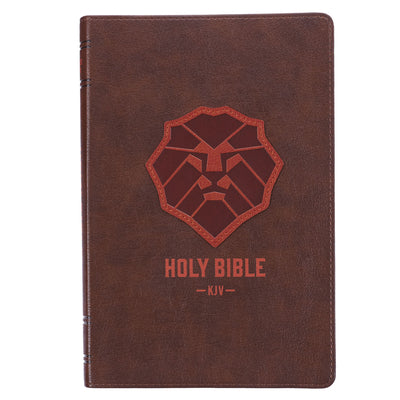 KJV Bible Kid Edition (Faux Leather, Brown)