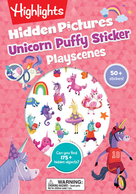 Unicorn Hidden Pictures Puffy Sticker Playscenes: Unicorn Hidden Pictures Puffy Sticker Playscenes (Highlights Puffy Sticker Playscenes): Unicorn Stic