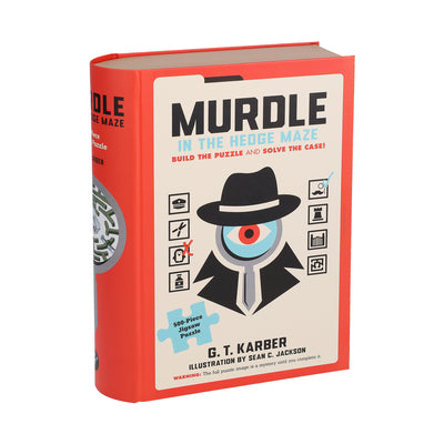 Murdle in the Hedge Maze 500-Piece Jigsaw Puzzle