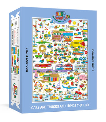 Richard Scarry's Cars and Trucks and Things That Go: 1000-Piece Puzzle: A Nostalgic Jigsaw Puzzle Inspired by the Timeless Classic: Jigsaw Puzzles for