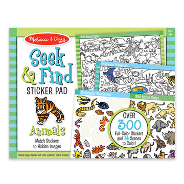 Seek & Find Sticker Pad- Animal