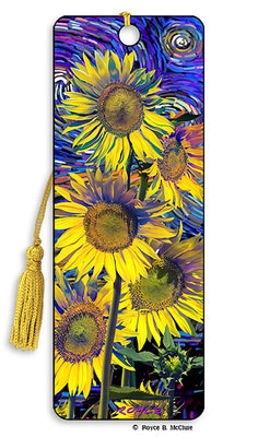 Royce 3D Bookmark - Sunflowers