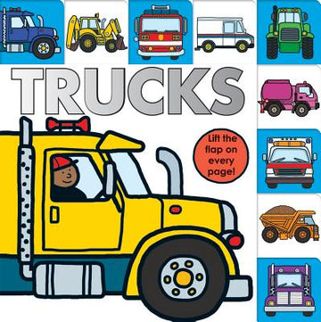 Lift-The-Flap Tab: Trucks: An Interactive Board Book for Little Fans of Trucks