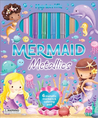 Markerific: Mermaid Metallics: Activity Folder with 6 Markers