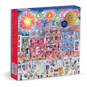 Michael Storrings Celebrate the USA 500 Piece Foil Puzzle