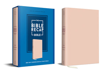 The Bible Recap 365-Day Chronological Study Bible: English Standard Version--Imitation Leather, Pink