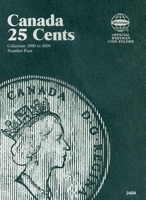 Official Whitman(r) Coin Folder - Canada Quarters (25 Cents) Collection #4: 1990-2000