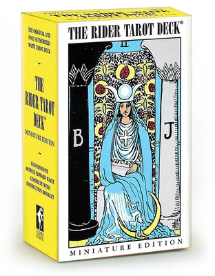 Miniature Rider-Waite(r) Tarot: Compact and Portable Miniature 78-Card Tarot with Iconic Pamela Colman Smith Artwork, Essential for Beginners & Expert