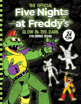 Five Nights at Freddy's Glow in the Dark Coloring Book the Perfect Stocking Stuffer!