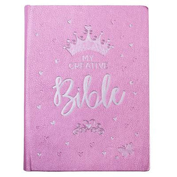 ESV My Creative Bible for Girls Faux Leather Hc, Pink Glitter