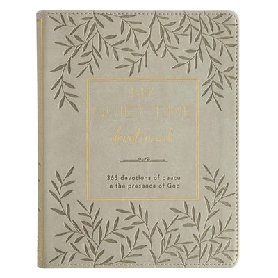 My Quiet Time Devotional - 365 Devotions for Women to Bring You Into the Peace of the Presence of God Cappuccino, Faux Leather Flexcover Gift Book W/R