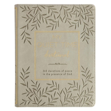 My Quiet Time Devotional - 365 Devotions for Women to Bring You Into the Peace of the Presence of God Cappuccino, Faux Leather Flexcover Gift Book W/R