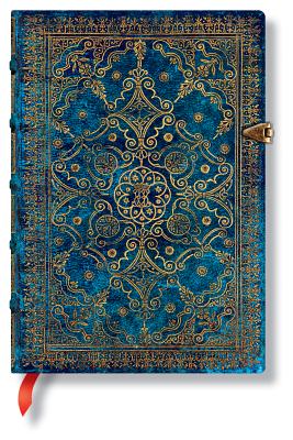 Azure MIDI Lined Hardcover Journal, 240pg, 120gsm by Paperblanks (Equinoxe)