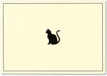 Note Card Black Cat