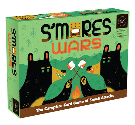 S'Mores Wars: The Campfire Card Game of Snack Attacks (Competitive Card-Drafting Marshmallow Game for the Whole Family, Fast and Fun Food-Themed Card