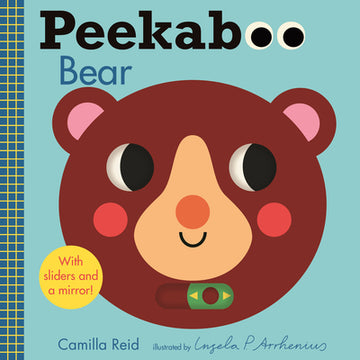 Peekaboo: Bear: (An Interactive Board Book for Babies & Toddlers with Mirror & Sliders to Push, Pull, or Turn. Cute Artwork Includes Ladybugs, Bunnies