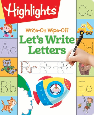 Write-On Wipe-Off Let's Write Letters: Handwriting Practice for Kids Learning to Write, Dry-Erase Lettering Workbook for Ages 3-6