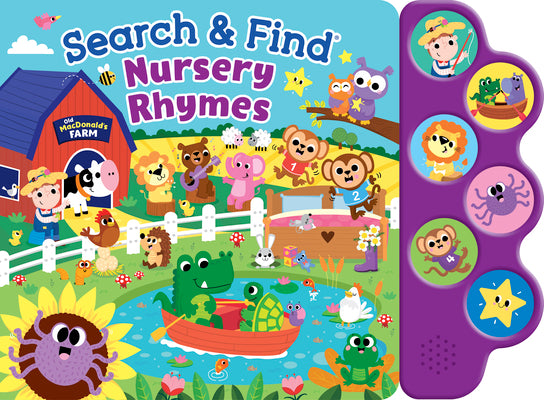 Search & Find Nursery Rhymes (6-Button Sound Book) [With Battery]