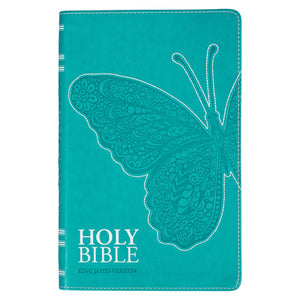 KJV Bible Gift Edition (Faux Leather, Teal)