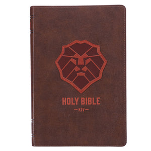 KJV Bible Kid Edition (Faux Leather, Brown)