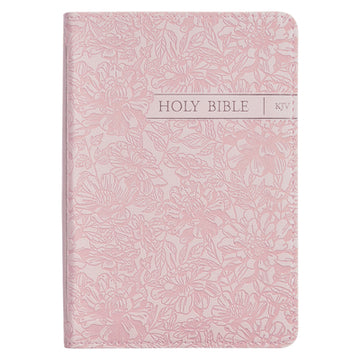 KJV Bible Pocket Faux Leather, Pink