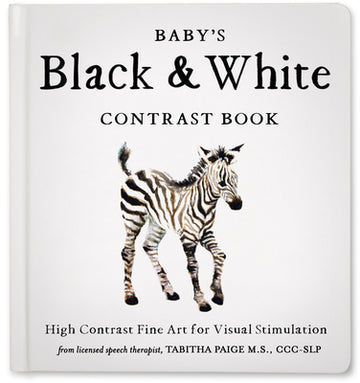 Baby's Black and White Contrast Book: High-Contrast Art for Visual Stimulation at Tummy Time