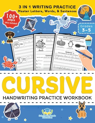Cursive Handwriting Practice Workbook for 3rd 4th 5th Graders: Cursive Letter Tracing Book, Cursive Handwriting Workbook for Kids to Master Letters, W