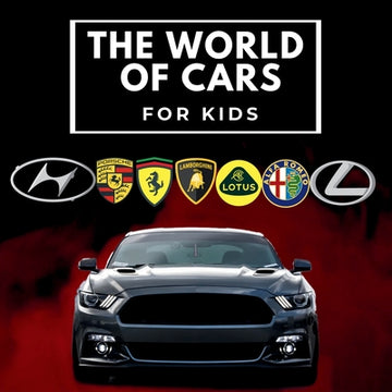 The world of cars for kids: Colorful book for children, car brands logos with nice pictures of cars from around the world, learning car brands from A