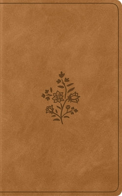 ESV Vest Pocket New Testament with Psalms and Proverbs, Red Letter (Trutone, Nubuck Caramel, Wildflower Design)