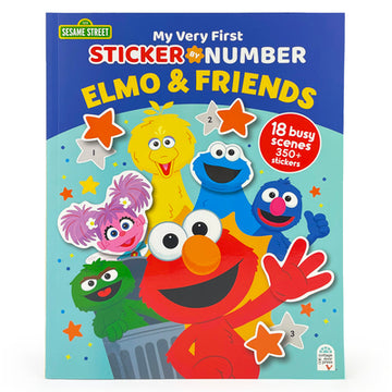 Sesame Street Elmo & Friends: My Very First Sticker by Number