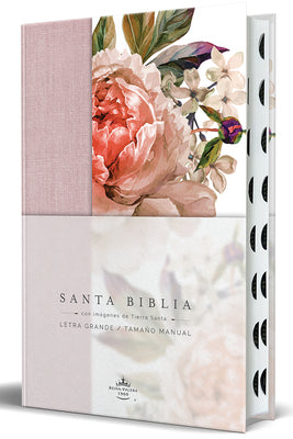 Biblia Reina Valera 1960 Letra Grande. Tela Rosada Con Flores, Manual Con Ã-Ndice / Spanish Bible Rvr 1960, Large Print, Pink Floral Cloth with Index